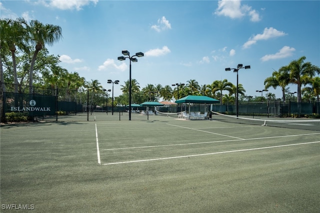2733 Island Pond Ln, Naples, FL 34119 - view of tennis court