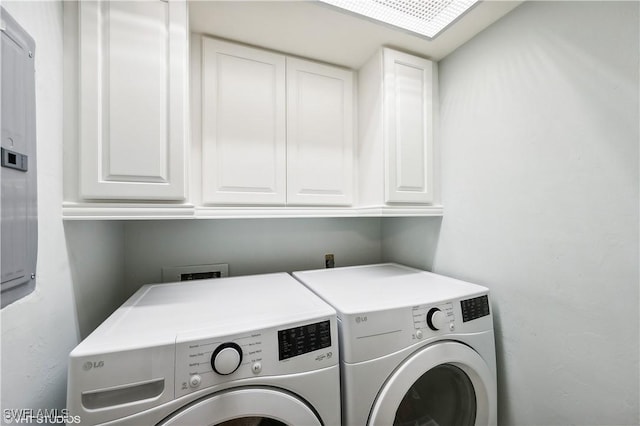 26000 Hickory Blvd Unit 604, Bonita Springs, FL 34134 - laundry area with independent washer and dryer and cabinet space