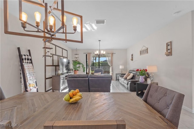 17152 Ashford Ter, Fort Myers, FL 33967 - dining room with a chandelier