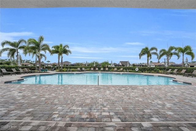17152 Ashford Ter, Fort Myers, FL 33967 - community pool featuring a patio area