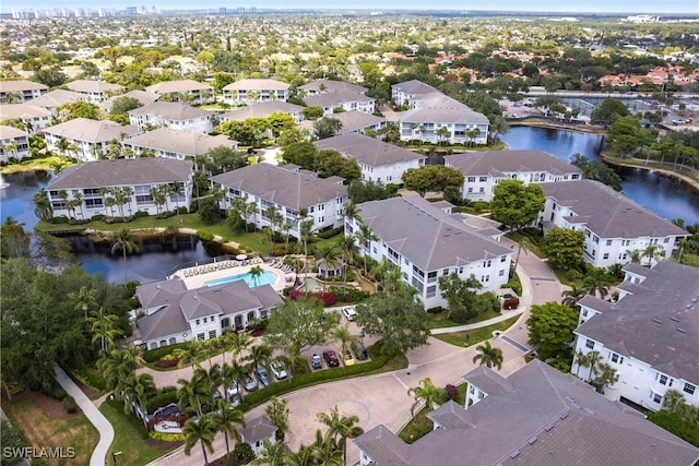 831 Sailaway Ln Unit 203, Naples, FL 34108 - aerial view of property's location featuring a nearby body of water and nearby suburban area