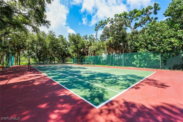 15177 Parkside Dr Unit 104, Fort Myers, FL 33908 - view of sport court with fence