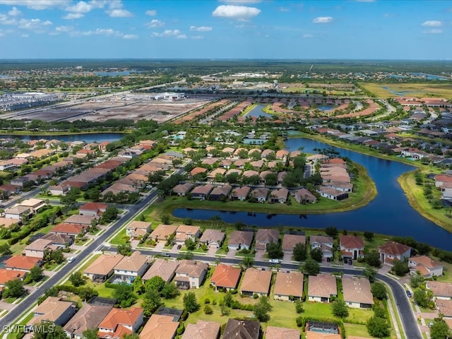 2478 Heydon Cir E, Naples, FL 34120 - drone / aerial view featuring a water view and a residential view