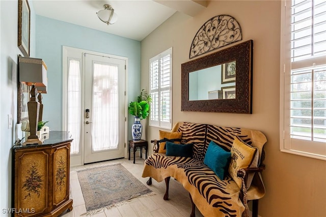 3129 Preserves Edge Ct, Fort Myers, FL 33905 - entrance foyer with a wealth of natural light and wood finished floors