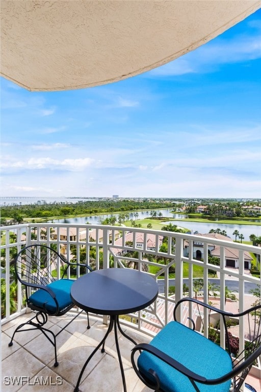 14250 Royal Harbour Ct Unit 913, Fort Myers, FL 33908 - balcony featuring a water view