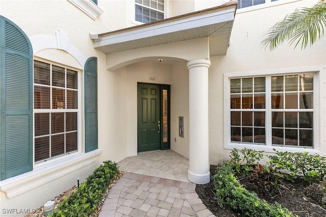 28666 San Lucas Ln Unit 102, Bonita Springs, FL 34135 - property entrance featuring stucco siding