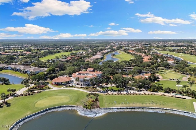 28666 San Lucas Ln Unit 102, Bonita Springs, FL 34135 - drone / aerial view featuring a residential view, a water view, and golf course view
