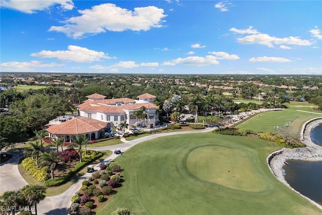 28666 San Lucas Ln Unit 102, Bonita Springs, FL 34135 - drone / aerial view featuring view of golf course and a water view