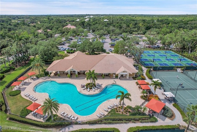view of community pool