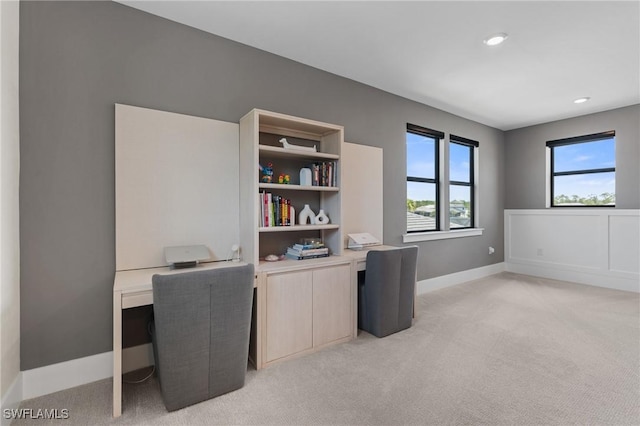 16198 Verilyn Cir, Naples, FL 34110 - unfurnished office featuring light colored carpet, baseboards, and recessed lighting