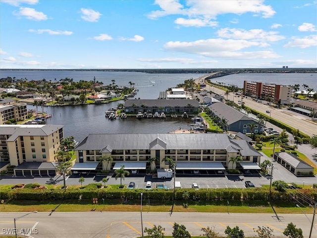 4719 SE 17th Pl Unit 208, Cape Coral, FL 33904 - bird's eye view with a water view