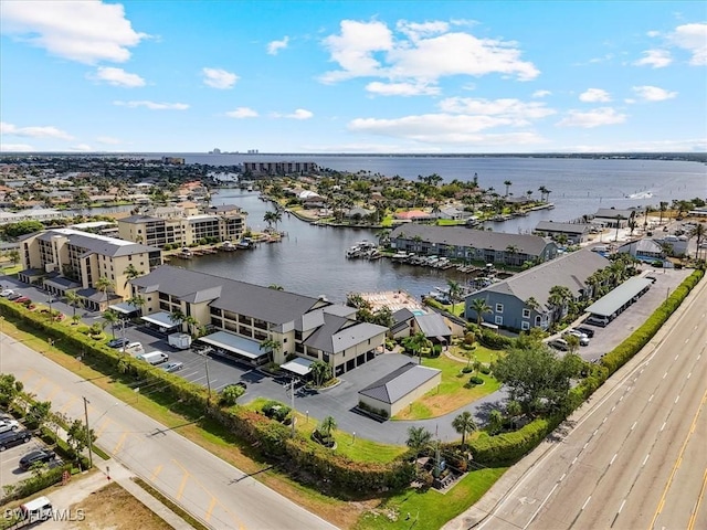 4719 SE 17th Pl Unit 208, Cape Coral, FL 33904 - drone / aerial view with a water view