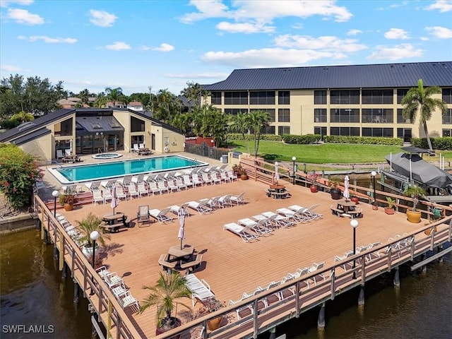 4719 SE 17th Pl Unit 208, Cape Coral, FL 33904 - exterior space featuring a water view