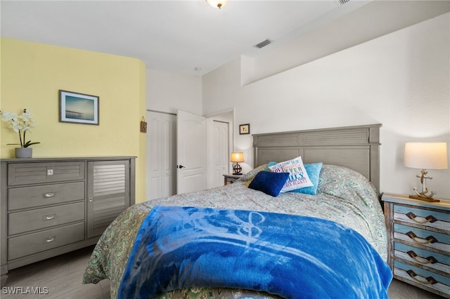8188 Tauren Ct Unit N342, Naples, FL 34119 - bedroom with wood finished floors and visible vents