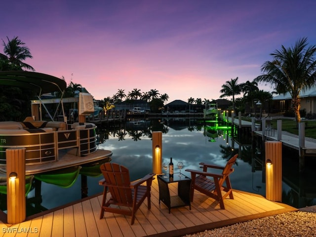580 Goldcoast Ct, Marco Island, FL 34145 - view of dock featuring a water view