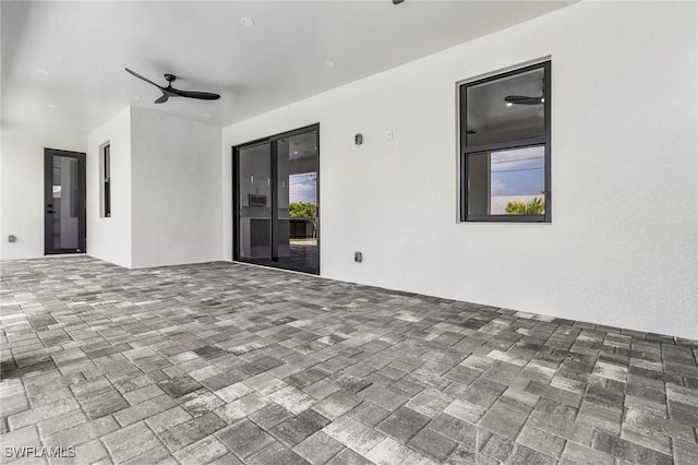 806 Santa Barbara Blvd, Cape Coral, FL 33991 - view of patio / terrace with ceiling fan