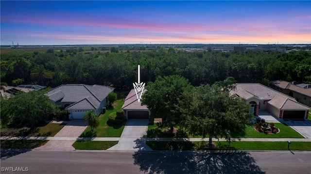 761 Grand Rapids Blvd, Naples, FL 34120 - view of aerial view at dusk