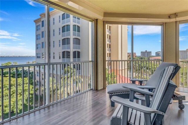 15140 Harbour Isle Dr Unit 502, Fort Myers, FL 33908 - balcony featuring a water view