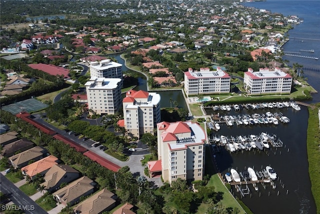 15140 Harbour Isle Dr Unit 502, Fort Myers, FL 33908 - aerial view of property's location featuring a large body of water and a marina