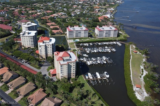15140 Harbour Isle Dr Unit 502, Fort Myers, FL 33908 - aerial overview of property's location with a nearby body of water and apartment complex / building