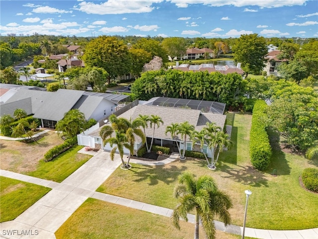 birds eye view of property featuring a residential view