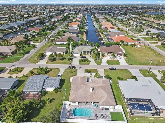 828 SW 51st Ter, Cape Coral, FL 33914 - birds eye view of property featuring a residential view