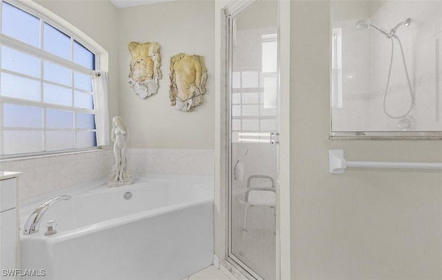 1103 SW 8th Ct, Cape Coral, FL 33991 - full bath featuring a garden tub and a shower stall