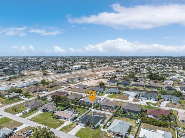 drone / aerial view featuring a residential view