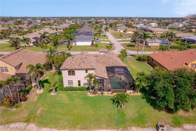 birds eye view of property featuring a residential view