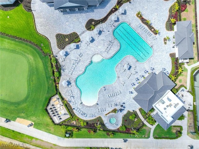 drone / aerial view