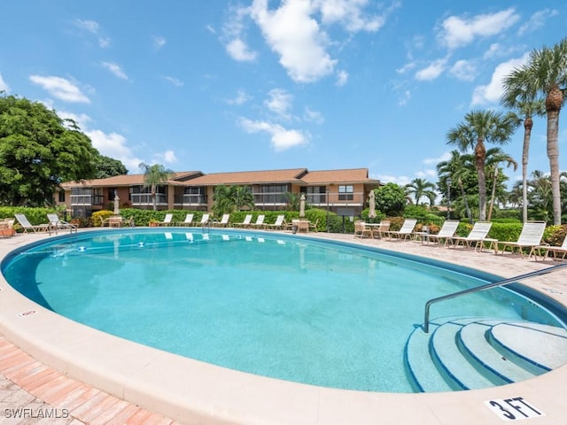 view of community pool
