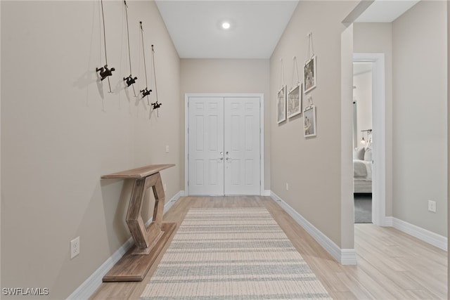 11498 Tiverton Trce, Fort Myers, FL 33913 - hall featuring light wood-style flooring and baseboards