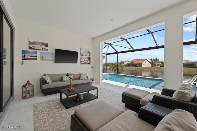 11498 Tiverton Trce, Fort Myers, FL 33913 - living room featuring a sunroom