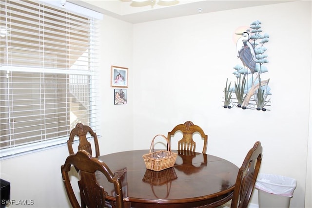 view of dining room