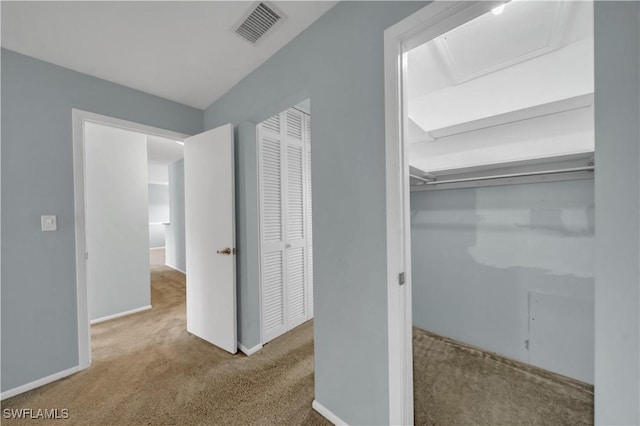 1015 Tropic Ter, North Fort Myers, FL 33903 - unfurnished bedroom featuring visible vents, carpet, and baseboards