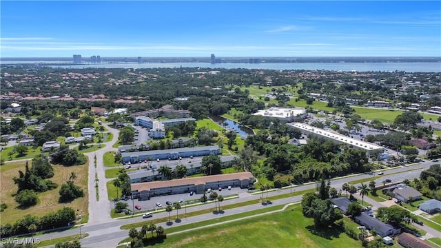 1015 Tropic Ter, North Fort Myers, FL 33903 - bird's eye view with a water view