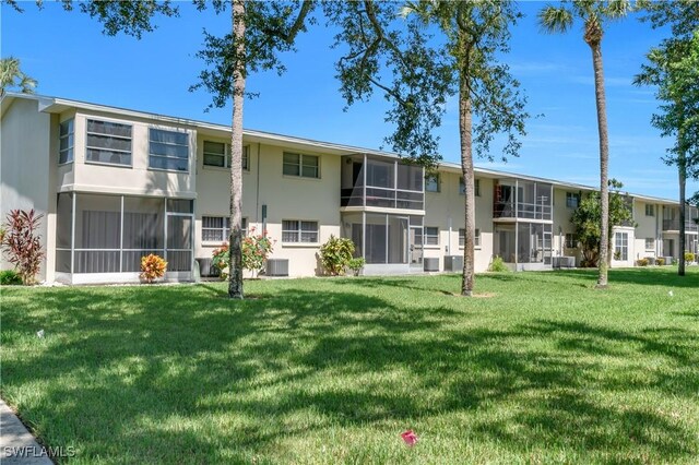 1015 Tropic Ter, North Fort Myers, FL 33903 - view of property featuring central AC unit