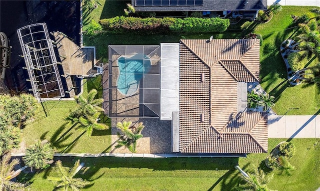 drone / aerial view