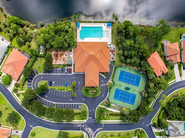 7539 Berkshire Pines Dr, Naples, FL 34104 - aerial view of property's location with a pool area