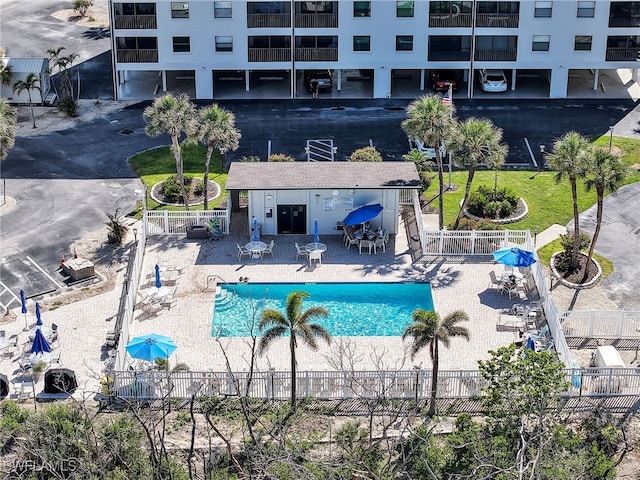 6893 Estero Blvd Unit 416, Fort Myers Beach, FL 33931 - community pool with a patio area