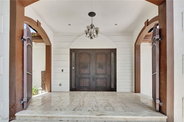 view of exterior entry