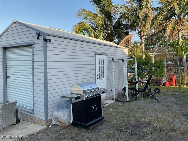 view of outbuilding with an outdoor structure