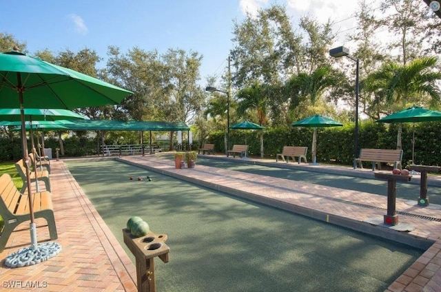 view of property's community