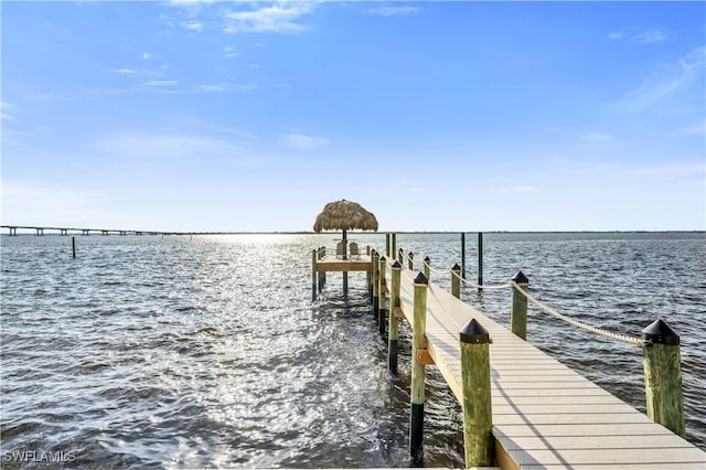 3924 W Riverside Dr, Fort Myers, FL 33901 - dock area featuring a water view