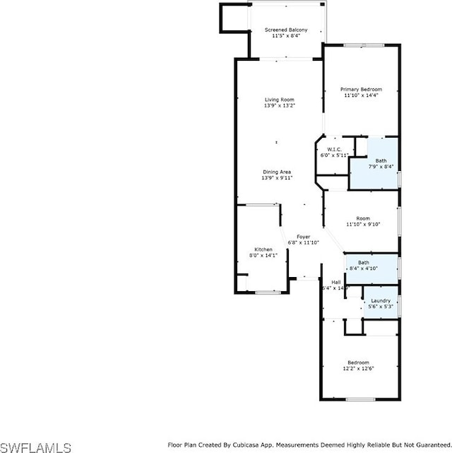 6660 Huntington Lakes Cir Unit 204, Naples, FL 34119 - floor plan