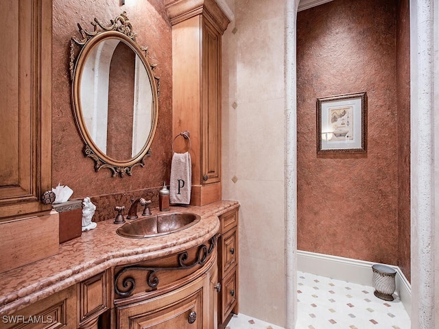 9663 Mashie Ct, Naples, FL 34108 - full bathroom with vanity