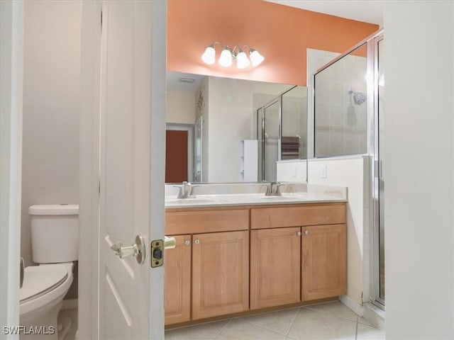 4371 Lazio Way Unit 707, Fort Myers, FL 33901 - full bath featuring a shower stall, tile patterned flooring, and a sink