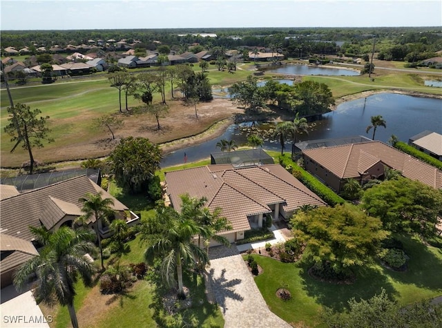 9895 El Greco Cir, Bonita Springs, FL 34135 - aerial view of residential area with a nearby body of water