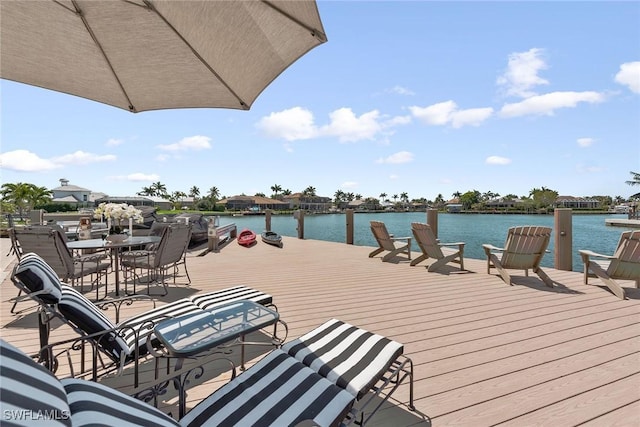 130 Hollyhock Ct, Marco Island, FL 34145 - dock with a water view