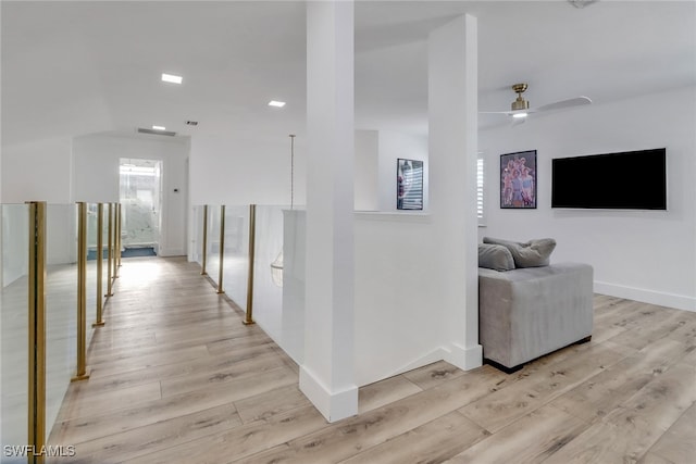 9680 Pineapple Preserve Ct, Fort Myers, FL 33908 - corridor featuring baseboards and light wood finished floors